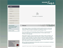 Tablet Screenshot of mooresupply.com